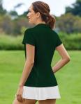 Women's Short Sleeve V Neck Golf & Tennis Top