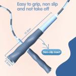 Kids Adjustable Beaded Jump Rope with Soft Handles