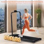 Compact Portable Treadmill with Handle for Home