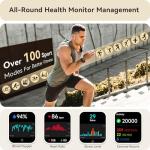 Smart Fitness Watch with Alexa for iPhone & Android