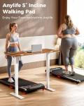Anylife Portable Under Desk Treadmill with Remote