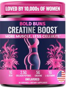 Bold Buns Creatine for Women - Booty Builder Supplement