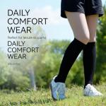 JIAXCOMFOR Compression Socks 20-30 mmHg Black