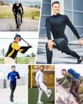 Men's Long Sleeve Compression Mock Turtle Neck Shirt