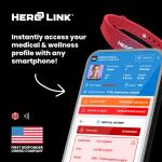 Hero Link Medical ID Bracelet & Wellness Band