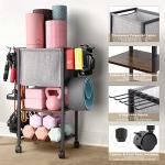 Yoga Mat Storage Rack for Home Gym Essentials