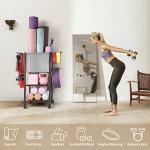 Yoga Mat Storage Rack for Home Gym Essentials