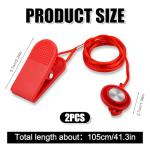 Universal Treadmill Safety Key - 2 Pack