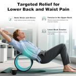 Zomyove 3 Pack Yoga Wheels for Back Relief