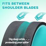 Zomyove 3 Pack Yoga Wheels for Back Relief