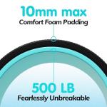 Zomyove 3 Pack Yoga Wheels for Back Relief