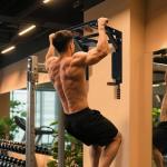 Wall Mounted Pull Up Bar and Dip Station