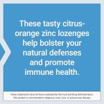 Zinc Lozenges - Citrus Flavor - Immune Boost