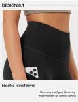 High Waisted Resistance Band Leggings with Pockets