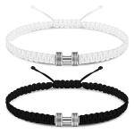 Zeyune 12-Piece Motivational Dumbbell Charm Bracelet