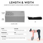 Overmont Yoga Block Set with Strap, Non-Slip