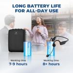 Wireless Voice Amplifier with Earhook Microphone