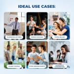 Wireless Voice Amplifier with Earhook Microphone