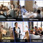 Cordless Double Wireless Microphone Headset for Two