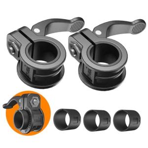 Mini Barbell Clips for 1 Inch Bars - Adjustable