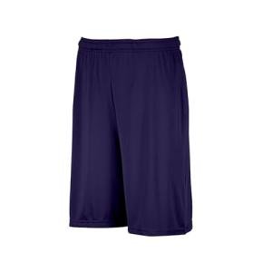 Russell Athletic Men's Purple Performance Shorts with Pockets