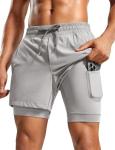 Men's 2-in-1 Quick-Dry Workout Shorts 5