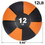 ZENY 12lb Medicine Ball for Core Training
