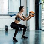 ZENY 12lb Medicine Ball for Core Training