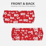 Red Snowflake Sports Headbands for Fitness and Exercise