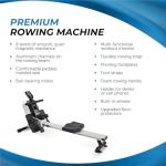 Stamina Magnetic Rower with Smart Workout App