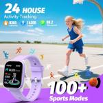 Smart Fitness Tracker Watch for Kids Ages 6-15