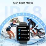 HD Fitness Tracker Smart Watch with Bluetooth Calls