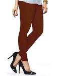 Women's Cotton Churidar Leggings in Brown