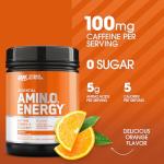Optimum Nutrition Amino Energy Powder - Orange Cooler