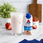 Atkins Strawberry Protein Shake, Keto-Friendly, 12 Count