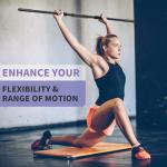 Scisum 58-Inch Adjustable Exercise Yoga Stick