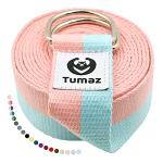 Tumaz Yoga Strap with Adjustable D-Ring Buckle