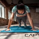 CAP Barbell 1/2" Thick Yoga Mat with Strap