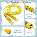 Adjustable Soft Jump Rope for Kids and Adults