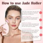 Spa Headband and Wristband Set with Jade Roller