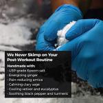 Epsom Salt Bath Bombs for Muscle Recovery - 4 Pack