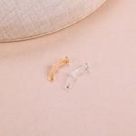 3 Pair Glass Piercing Retainers for Multiple Styles