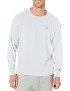 Champion Men's Long Sleeve T-Shirt - Classic White