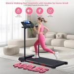 Compact Electric Walking Treadmill with Handles