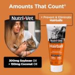 Nutri-Vet Hairball Remedy Gel for Cats, Salmon Flavor