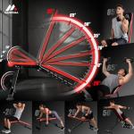 MAIDOMA 900LBS Weight Bench for Home Gym，Foldable Workout Bench Press for Full Body Strength Training, Adjustable Backrests Incline/Flat/Decline Sit up Bench