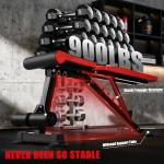 MAIDOMA 900LBS Weight Bench for Home Gym，Foldable Workout Bench Press for Full Body Strength Training, Adjustable Backrests Incline/Flat/Decline Sit up Bench