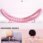 Kvittra Figure 8 Resistance Band with Yoga Ring, Arm Back Shoulder Exercise Elastic Rope Stretch Fitness Band, Foot, Leg, Hand Stretcher, Arm Exerciser for Yoga Pilates Stretching Physical Therapy