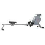 Sunny Health & Fitness Silent Magnetic Rowing Machine with 16 Level Resistance – Home Rower Designed for Low-Impact Full-Body Workouts and Users up to 220 LB - SF-RW5987