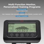 Sunny Health & Fitness Premium Smart Air & Magnetic Resistance Rowing Machine, Foldable Long Silding Rail Exercise Rower for Home Training, Free SunnyFit App Connection